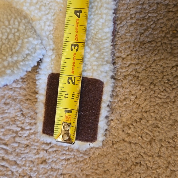Dog vest Size XS chocolate corduroy w/fleece lining - Picture 9 of 9